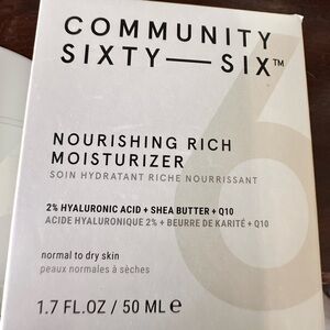 Community Sixty-Six Nourishing Rich Moisturizer with Hyaluronic Acid